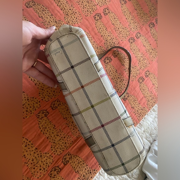Coach Peyton Tattersall Multicolor Plaid Tote - Picture 5 of 6